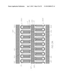 PRINTHEAD INTEGRATED CIRCUIT WITH END NOZZLES FIRING AT MULTIPLE DOT     POSITIONS diagram and image