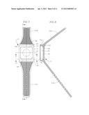 WRIST BAND FOR PORTABLE ELECTRONIC DEVICES diagram and image