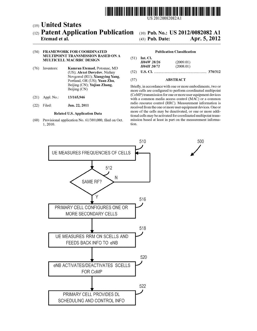 FRAMEWORK FOR COORDINATED MULTIPOINT TRANSMISSION BASED ON A MULTICELL     MAC/RRC DESIGN - diagram, schematic, and image 01