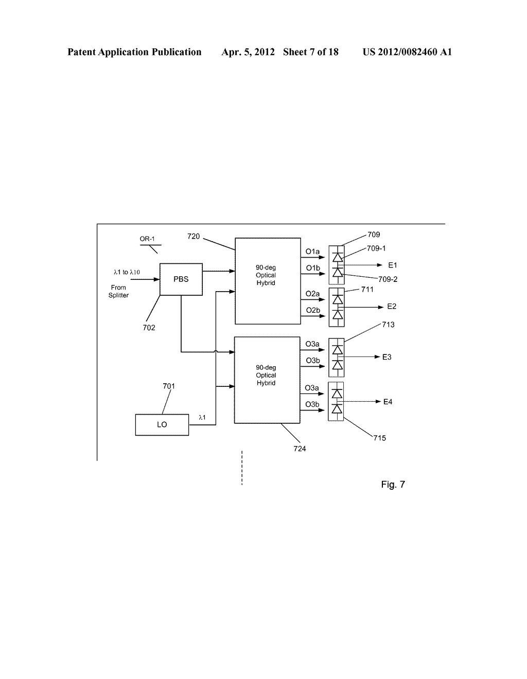 WAVELENGTH DIVISION MULTIPLEXED OPTICAL COMMUNICATION SYSTEM ARCHITECTURES - diagram, schematic, and image 08