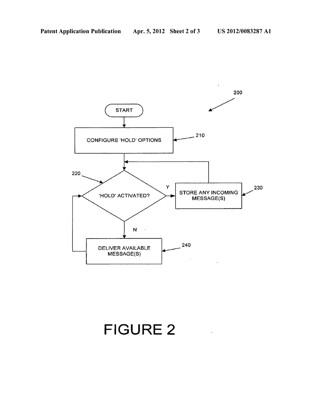 Short messaging system auto-reply and message hold - diagram, schematic, and image 03