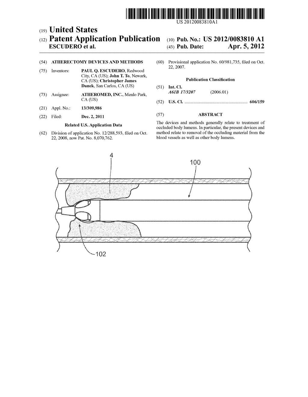 ATHERECTOMY DEVICES AND METHODS - diagram, schematic, and image 01