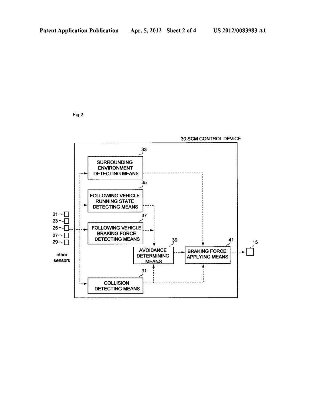 VEHICULAR BRAKING CONTROL DEVICE - diagram, schematic, and image 03