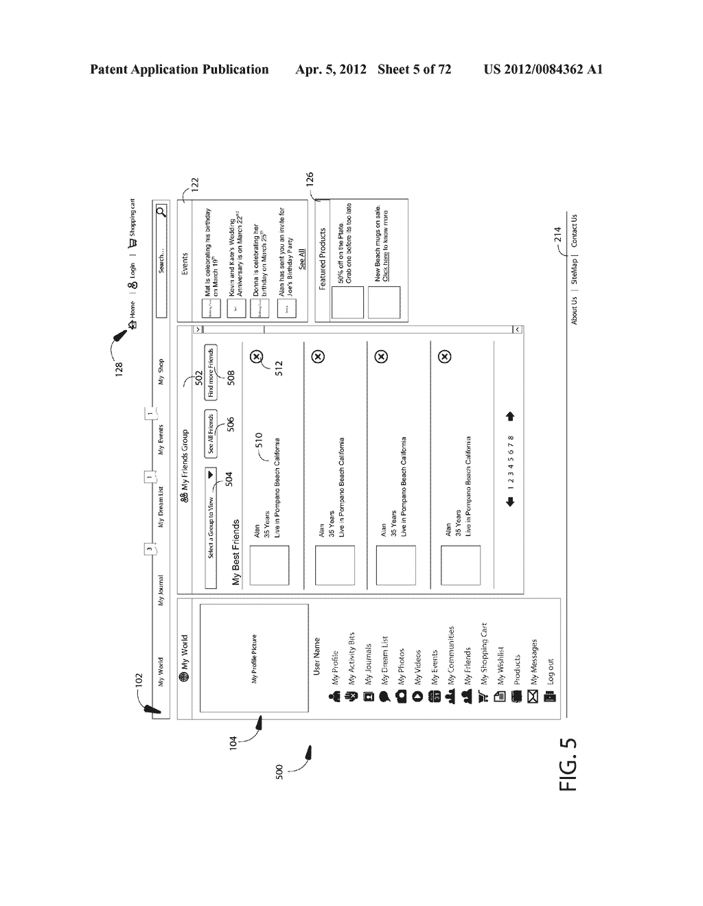 INTERACTIVE EXPERIENCE SHARING AND EVALUATION SYSTEM AND METHOD HAVING     HIGHLY CUSTOMIZABLE INDIVIDUAL SECURITY LEVEL SETTINGS - diagram, schematic, and image 06