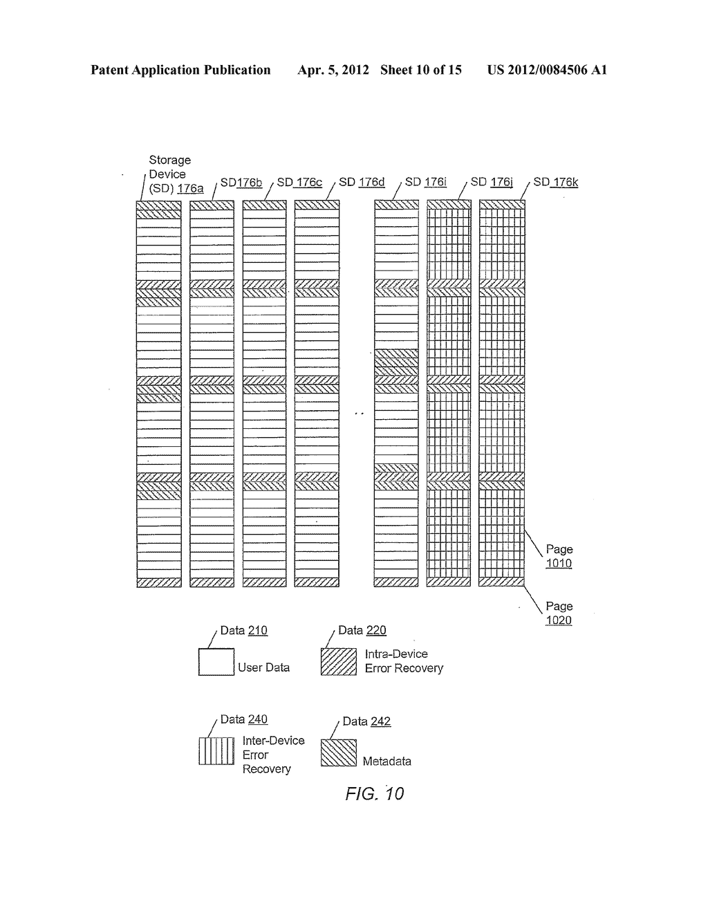 DISTRIBUTED MULTI-LEVEL PROTECTION IN A RAID ARRAY BASED STORAGE SYSTEM - diagram, schematic, and image 11