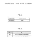 Termination-log acquiring program, termination-log acquiring device, and     termination-log acquiring method diagram and image