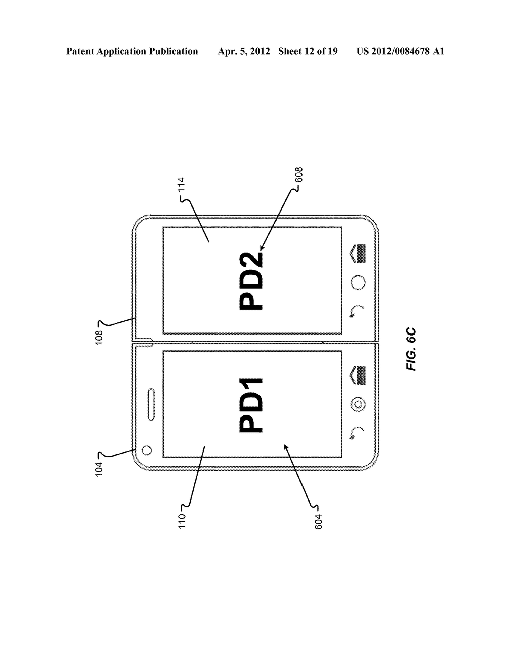 FOCUS CHANGE DISMISSES VIRTUAL KEYBOARD ON A MULTIPLE SCREEN DEVICE - diagram, schematic, and image 13