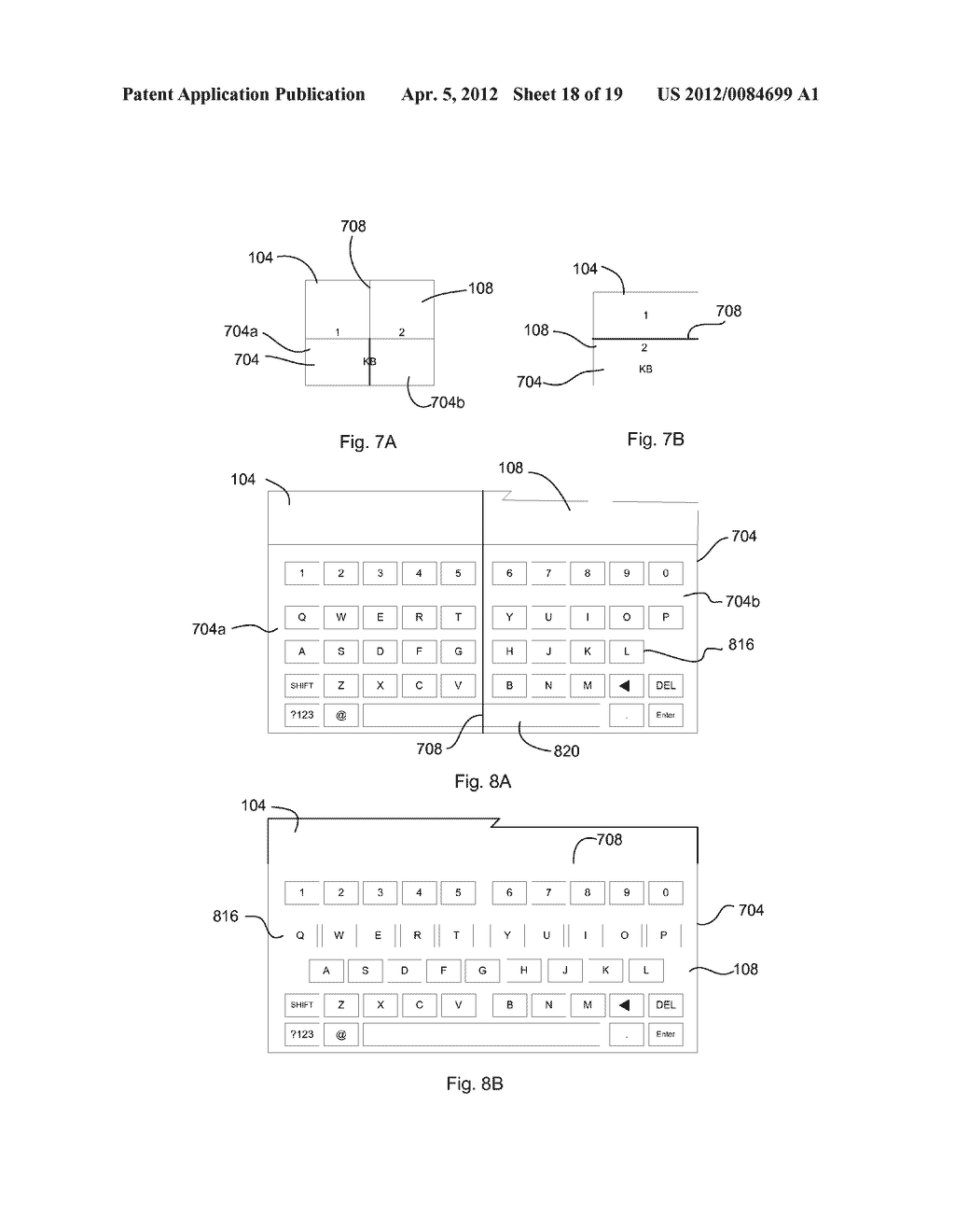 KEYBOARD FILLS BOTTOM SCREEN ON ROTATION OF A MULTIPLE SCREEN DEVICE - diagram, schematic, and image 19