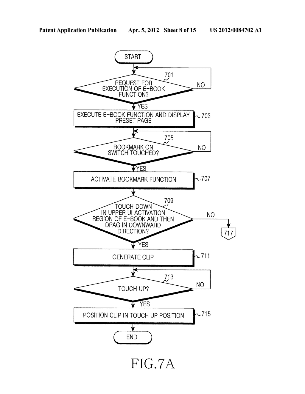 APPARATUS AND METHOD FOR TURNING E-BOOK PAGES IN PORTABLE TERMINAL - diagram, schematic, and image 09