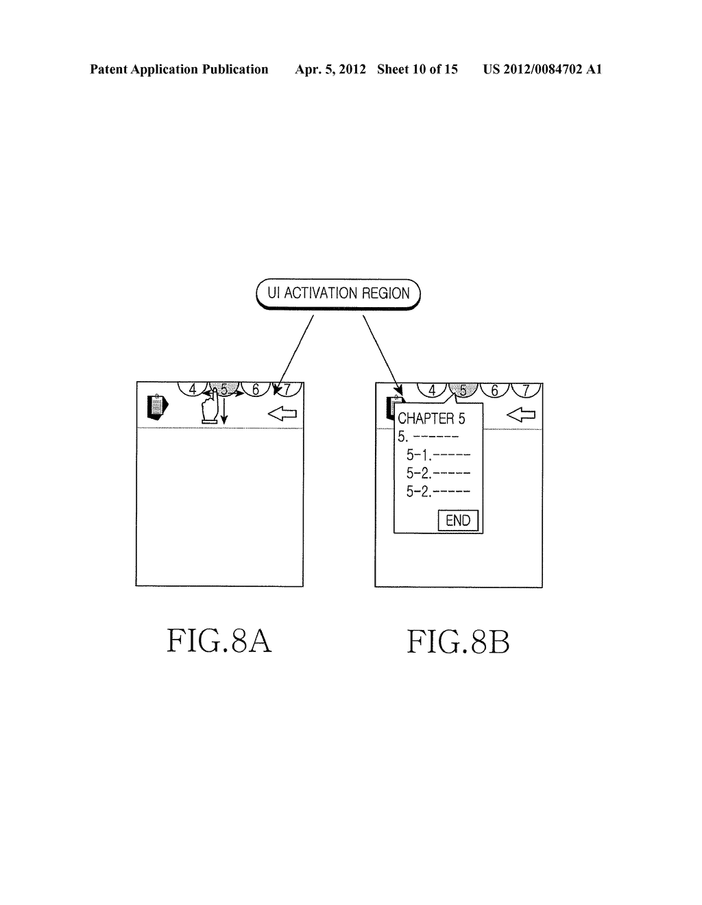 APPARATUS AND METHOD FOR TURNING E-BOOK PAGES IN PORTABLE TERMINAL - diagram, schematic, and image 11