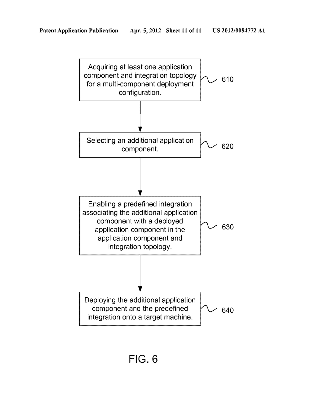 METHOD AND SYSTEM FOR DEPLOYING APPLICATION COMPONENTS IN A PARTIAL     DEPLOYMENT - diagram, schematic, and image 12