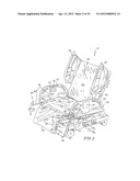 PATIENT SUPPORT APPARATUS WITH STORABLE EGRESS HANDLES diagram and image