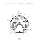 MOBILE ROBOTIC VACUUM CLEANER WITH A OBSTACLE SENSING FUNCTION diagram and image