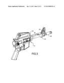 Gas Piston System Actuator Assembly for Rifle Automatic Ejection and     Reload diagram and image