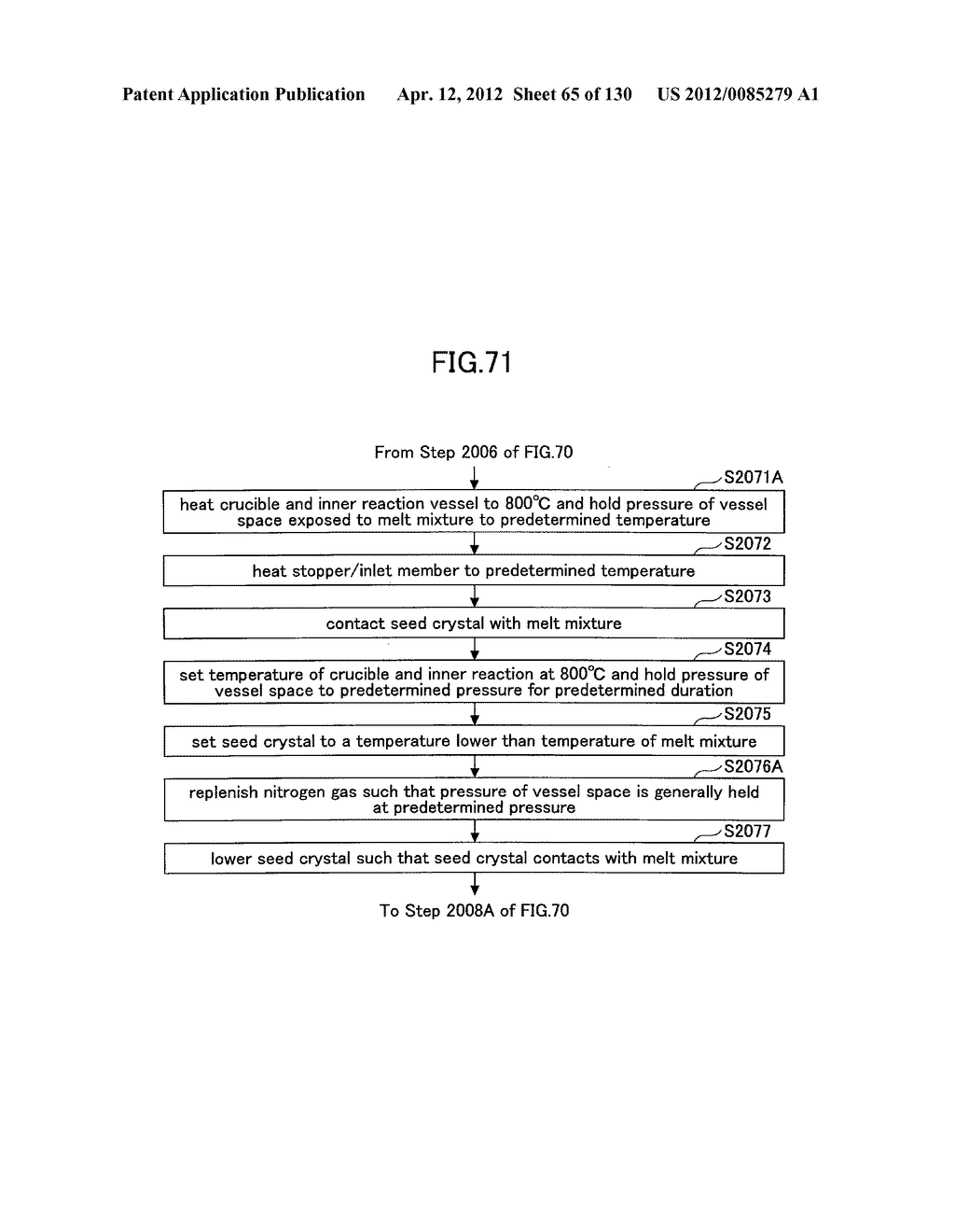 CRYSTAL GROWTH APPARATUS AND MANUFACTURING METHOD OF GROUP III NITRIDE     CRYSTAL - diagram, schematic, and image 66