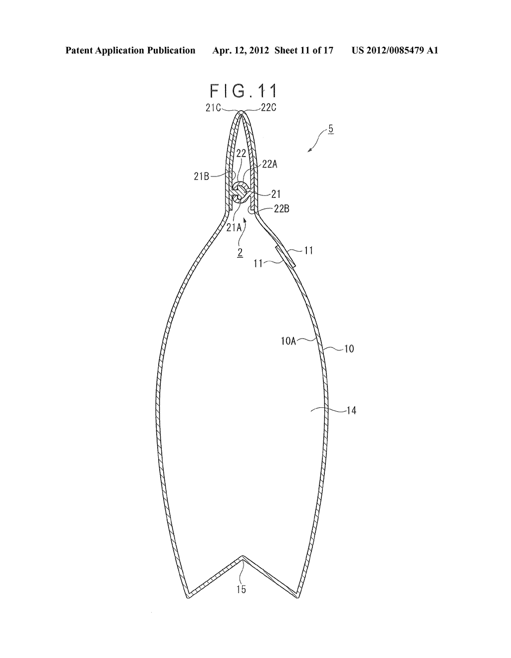 MANUFACTURING METHOD FOR PACKAGING BAG WITH ZIPPER TAPE AND MANUFACTURING     APPARATUS THEREFOR - diagram, schematic, and image 12
