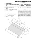 METHOD AND APPARATUS FOR PRODUCING SINGLE YARN-ADHERED SHEET diagram and image