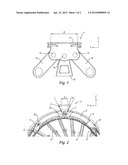 SUSPENSION FOR AN ENGINE ON AN AIRCRAFT STRUT INCLUDING A SUSPENSION ARCH diagram and image