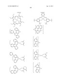 MATERIAL FOR ORGANIC ELECTROLUMINESCENCE DEVICE AND ORGANIC     ELECTROLUMINESCENCE DEVICE USING THE SAME diagram and image