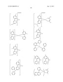 MATERIAL FOR ORGANIC ELECTROLUMINESCENCE DEVICE AND ORGANIC     ELECTROLUMINESCENCE DEVICE USING THE SAME diagram and image