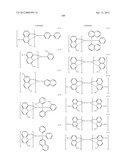 MATERIAL FOR ORGANIC ELECTROLUMINESCENCE DEVICE AND ORGANIC     ELECTROLUMINESCENCE DEVICE USING THE SAME diagram and image