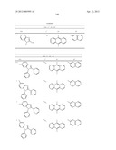 MATERIAL FOR ORGANIC ELECTROLUMINESCENCE DEVICE AND ORGANIC     ELECTROLUMINESCENCE DEVICE USING THE SAME diagram and image