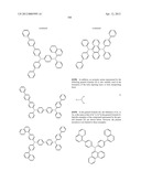 MATERIAL FOR ORGANIC ELECTROLUMINESCENCE DEVICE AND ORGANIC     ELECTROLUMINESCENCE DEVICE USING THE SAME diagram and image