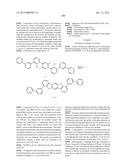 MATERIAL FOR ORGANIC ELECTROLUMINESCENCE DEVICE AND ORGANIC     ELECTROLUMINESCENCE DEVICE USING THE SAME diagram and image