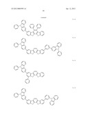 MATERIAL FOR ORGANIC ELECTROLUMINESCENCE DEVICE AND ORGANIC     ELECTROLUMINESCENCE DEVICE USING THE SAME diagram and image