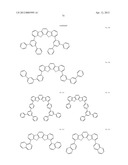 MATERIAL FOR ORGANIC ELECTROLUMINESCENCE DEVICE AND ORGANIC     ELECTROLUMINESCENCE DEVICE USING THE SAME diagram and image