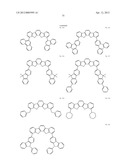 MATERIAL FOR ORGANIC ELECTROLUMINESCENCE DEVICE AND ORGANIC     ELECTROLUMINESCENCE DEVICE USING THE SAME diagram and image