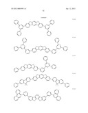 MATERIAL FOR ORGANIC ELECTROLUMINESCENCE DEVICE AND ORGANIC     ELECTROLUMINESCENCE DEVICE USING THE SAME diagram and image