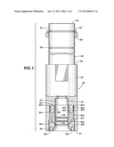 METHOD AND APPARATUS FOR PISTON-ACTUATED ELASTOMER PROBE SEAL IN A     HYDRAULIC COUPLING MEMBER diagram and image