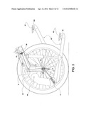 Lever enhanced pedaling system with wrap around chain propulsion system diagram and image