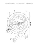 Lever enhanced pedaling system with wrap around chain propulsion system diagram and image