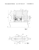 ROLLING BEARING ASSEMBLY WITH ROTATION SENSING MEANS, ELECTRIC MACHINE     PROVIDED WITH SUCH AN ASSEMBLY AND FORK LIFT TRUCK COMPRISING SUCH AN     ELECTRIC MACHINE diagram and image