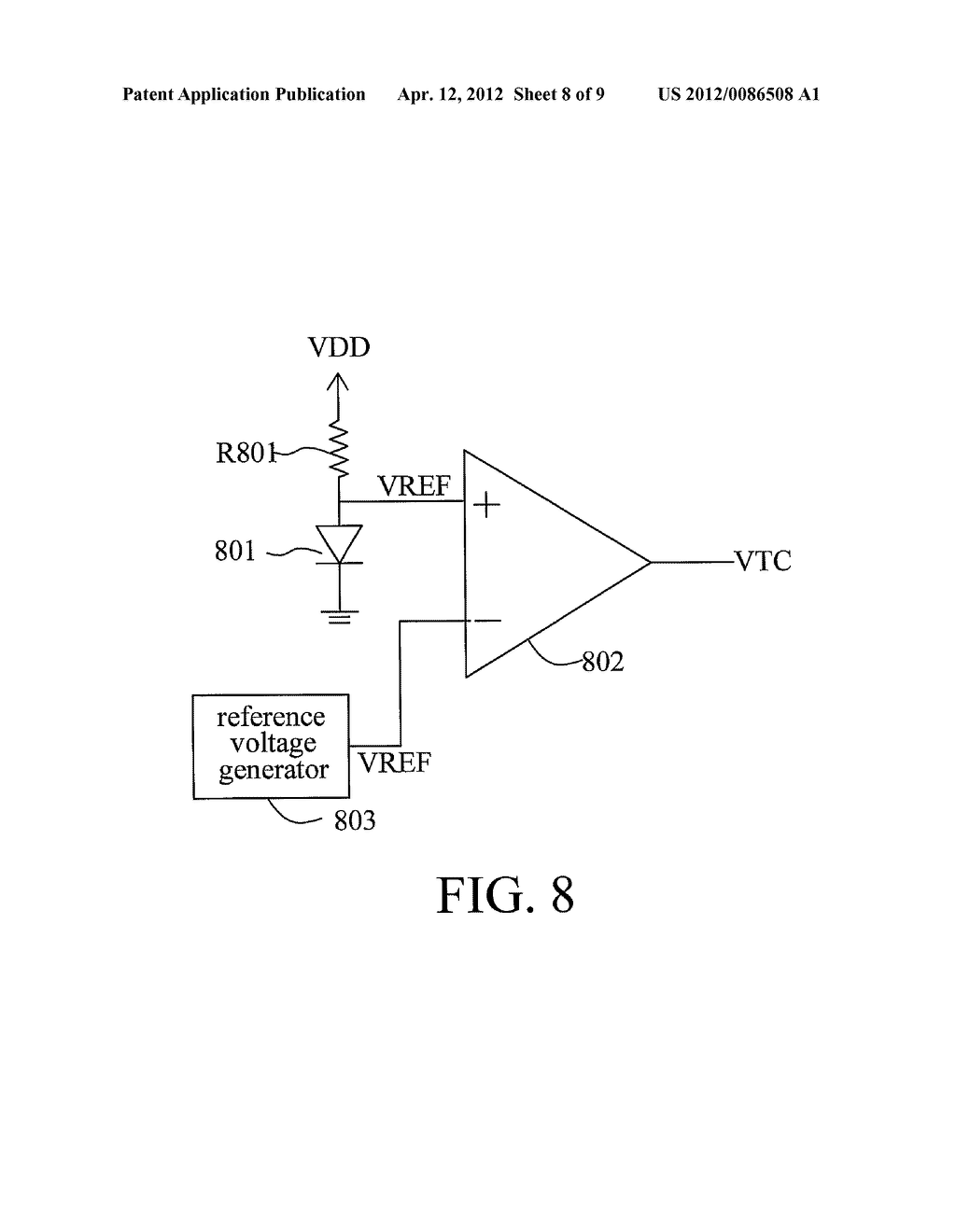 CIRCUIT FOR THERMAL PROTECTION IN AUDIO POWER AMPLIFIER AND METHOD THEREOF - diagram, schematic, and image 09