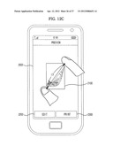 Printing option display method and printing option display apparatus diagram and image