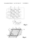 TRANSMISSIVE LIQUID-CRYSTAL DISPLAY IN CMOS TECHNOLOGY WITH AUXILIARY     STORAGE CAPACITOR diagram and image