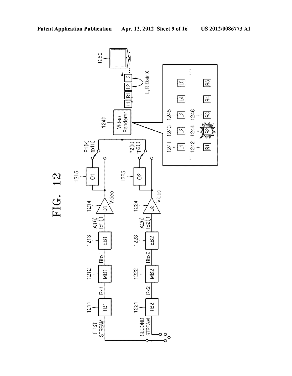 METHOD AND APPARATUS FOR PROVIDING AND PROCESSING 3D IMAGE - diagram, schematic, and image 10