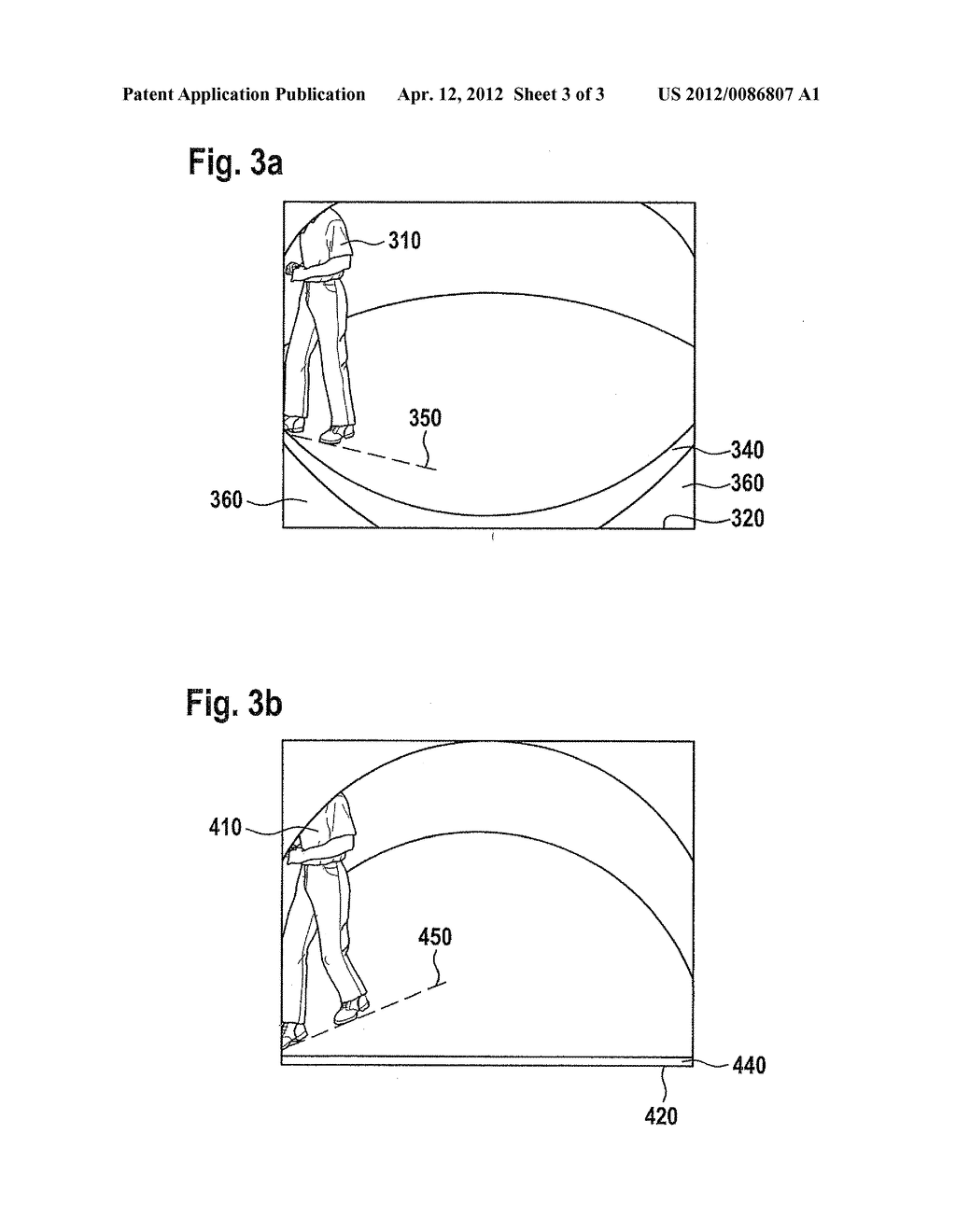 METHOD AND DEVICE FOR THE VISUAL DISPLAY OF SURROUNDINGS OF A VEHICLE - diagram, schematic, and image 04