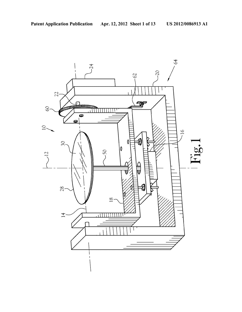 Rotatable Article Display Device and Method - diagram, schematic, and image 02