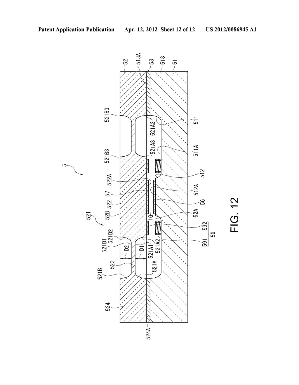 TUNABLE INTERFERENCE FILTER, OPTICAL MODULE, PHOTOMETRIC ANALYZER, AND     MANUFACTURING METHOD OF TUNABLE INTERFERENCE FILTER - diagram, schematic, and image 13