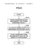 DIVISION OF RENDERING BLOCK IN IMAGE FORMING APPARATUS diagram and image