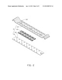 LED LAMP HAVING LIGHT EMITTING DIODES WITH REDUCED NUMBER OF LENSES     COVERED THEREON diagram and image