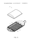 LED LAMP HAVING LIGHT EMITTING DIODES WITH REDUCED NUMBER OF LENSES     COVERED THEREON diagram and image