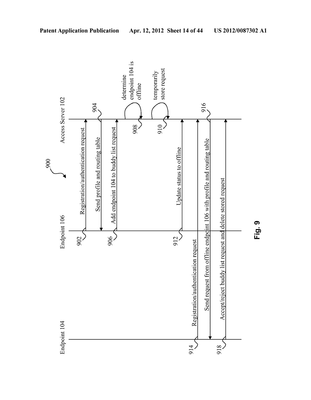 SYSTEM AND METHOD FOR A REVERSE INVITATION IN A HYBRID PEER-TO-PEER     ENVIRONMENT - diagram, schematic, and image 15