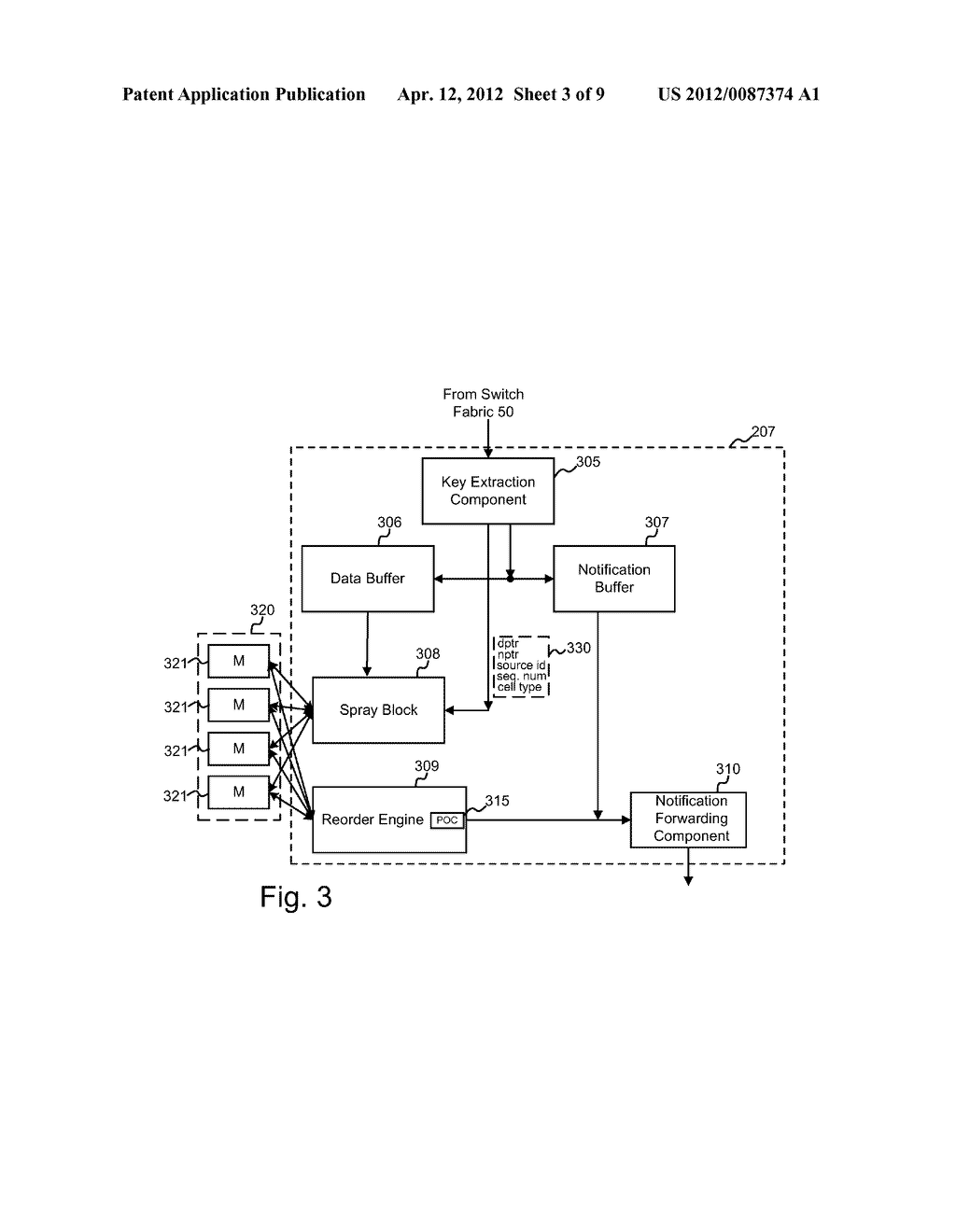 CONTEXT-SWITCHED MULTI-STREAM PIPELINED REORDER ENGINE - diagram, schematic, and image 04