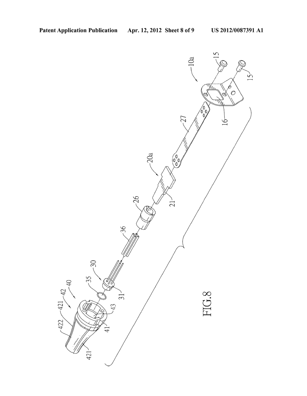 PROBE FOR AN EAR THERMOMETER - diagram, schematic, and image 09