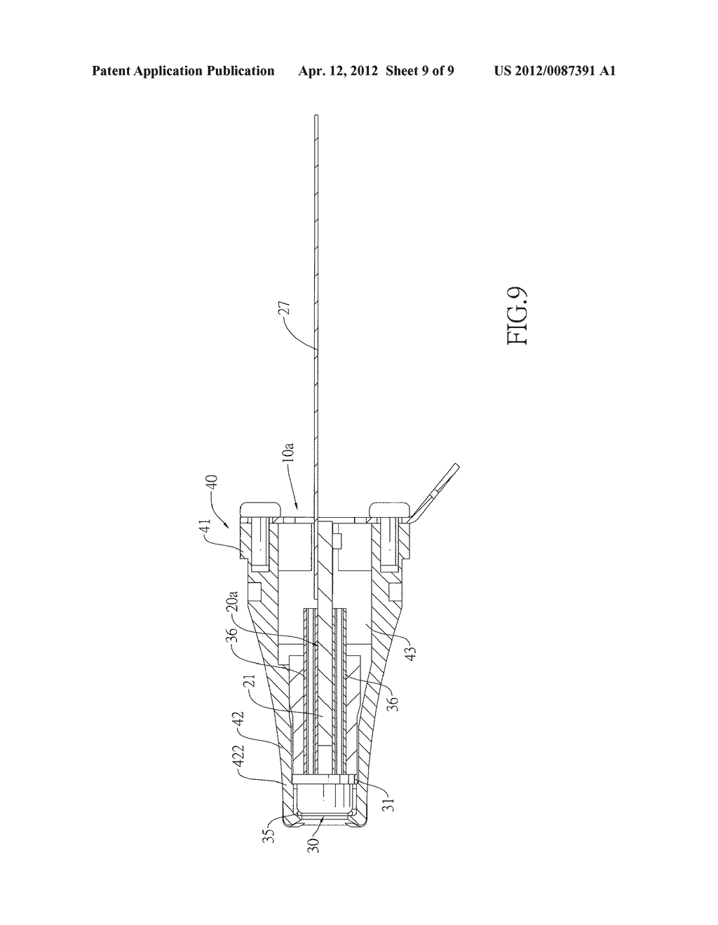 PROBE FOR AN EAR THERMOMETER - diagram, schematic, and image 10